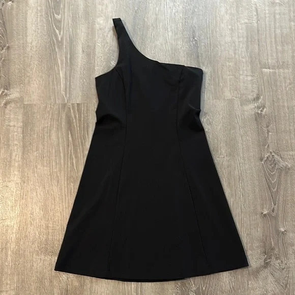 Outdoor Voices | Dresses | Outdoor Voices Womens Xs Workout Tennis  Pickleball Golf Black Oneshoulder Dress | Poshmark